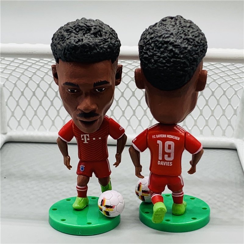 Búp Bê Cầu Thủ Bóng Đá Hoạt Hình Cao 7cm Bundesliga Bayern Lewandowski Sane Costa Muller Alonso Dortmund Sancho Haaland Reus Wolfsburg De Bruyne Collections