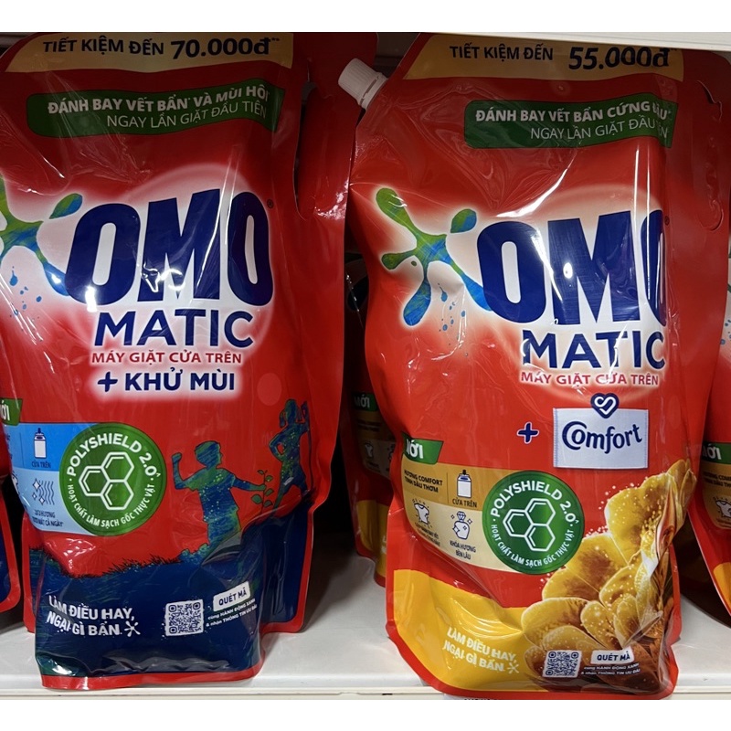 Nước giặt omo cửa trên 3,1kg
