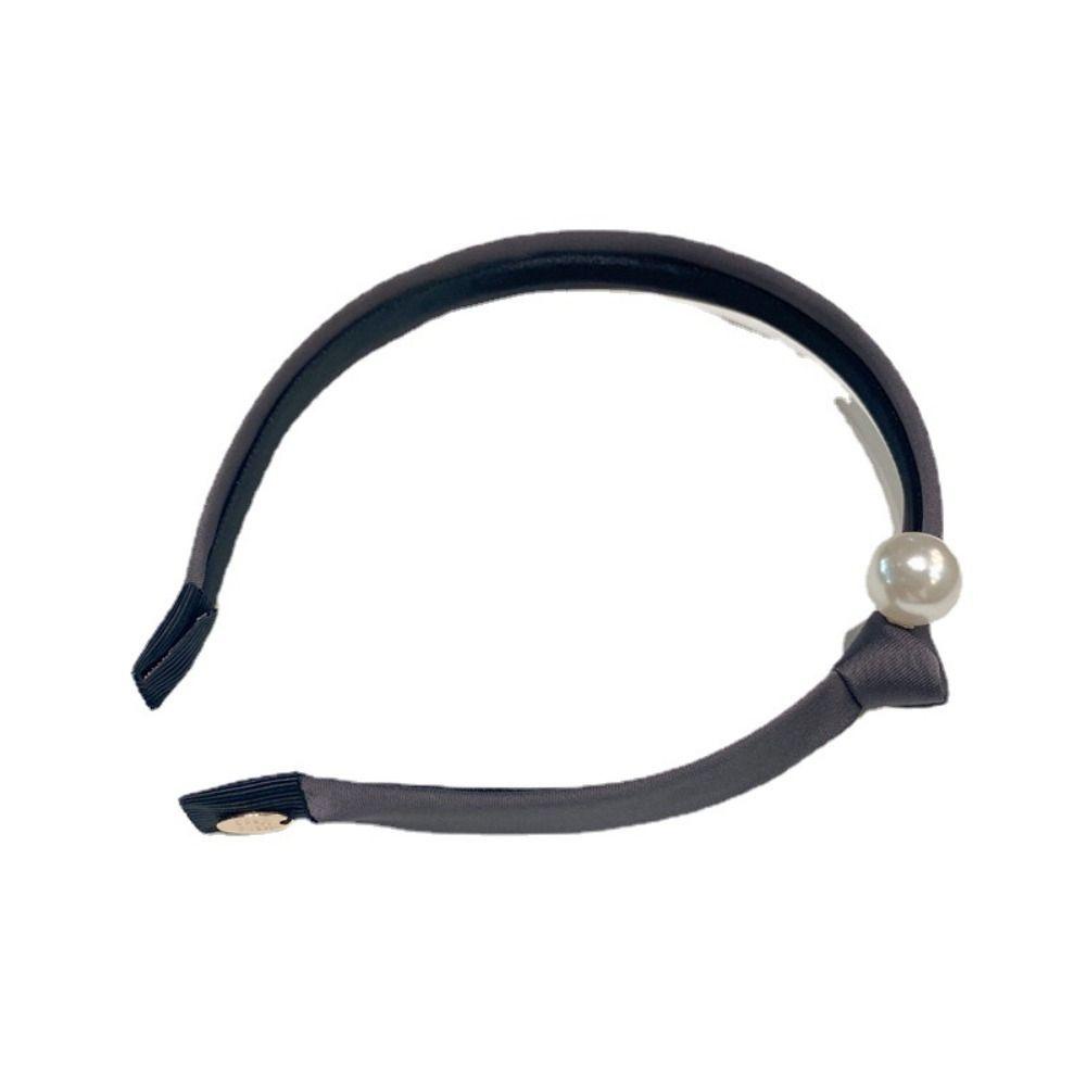 ANEMONE Băng Đô Cài Tóc Đính Ngọc Trai Co Giãn Phong Cách Pháp Cổ Điển Thời Trang Mùa Thu