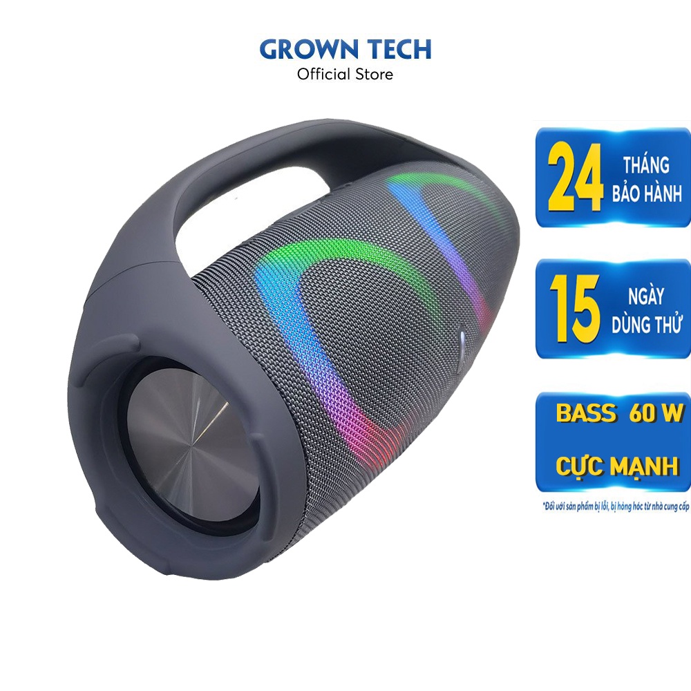 Loa bluetooth dung lượng lớn GrownTech B15 30w công suất mạnh mẽ, chồng nước tối đa bảo hành 24 tháng