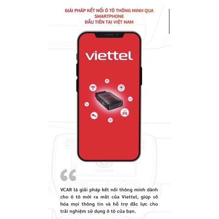 Định Vị Hành Trình ô tô Vcar Viettel TẶNG KÈM SIM 12T dùng ko mất tiền, Tb Giám Sát ô tô qua cổng OBD