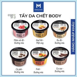 Tẩy da chết body Organic Shop 250ML