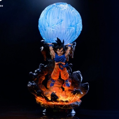 Mô hình nhân vật Dragonball Songoku bắn chưởng cực nét,có led sáng