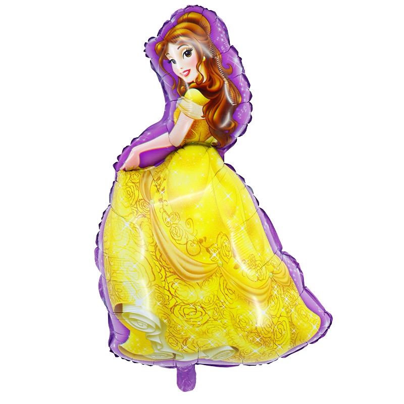 Bong Bóng Phim Nhôm Hình Công Chúa Hoạt Hình Frozen / Nàng Tiên Cá / Tuyết / Nàng Tiên Cá Màu Trắng