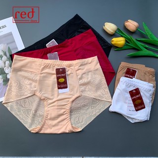 Quần Lót Nữ Cạp Cao Chất Liệu Thun Lạnh Phối Ren Hoa Văn Cao Cấp Nâng Mông Giảm Eo RED STORE QS17