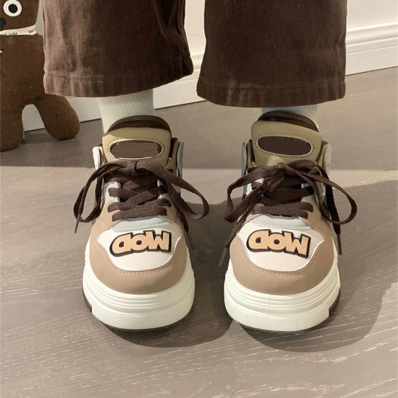 🎀giày sneaker nữ giày thể thao nữ Giày Thể Thao Cổ Cao Đế Dày Thời Trang Thu Đông Cho Nữ