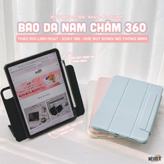 Bao da Nam Châm Xoay 360 dành cho iPad Gen 8 9 10, Air4 5, Pro 11