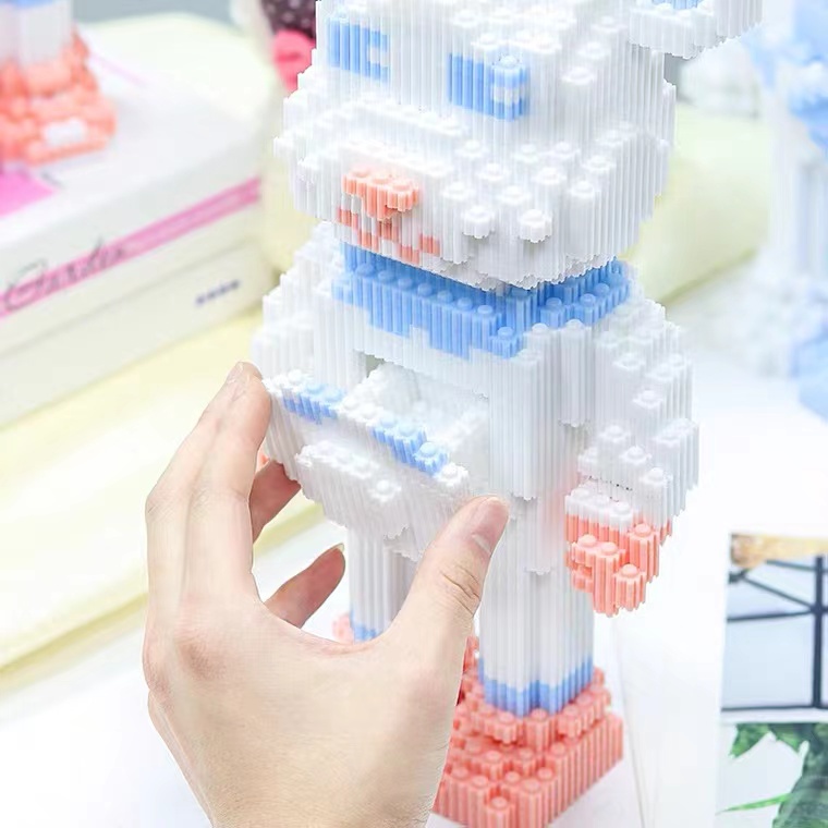 COD!!34CM 2500PCSTikTok mô hình lắp ráp gấu bearbrich đồ chơi giáo dục cho trẻ em Quà Tặng Sinh Nhật Đồ Chơi Quà Tặng