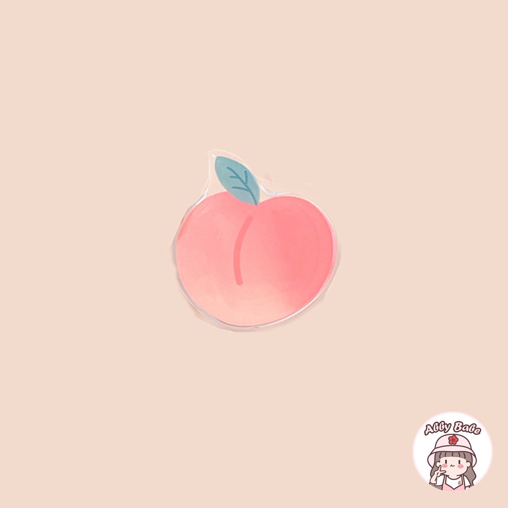 Ốp Điện Thoại TPU Mềm Chống Mồ Hôi Có Giá Đỡ Hình Quả Đào Hồng Cho IPhone 14 Pro Max 11 7Plus 13 12 11 Pro Max X XS