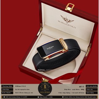 Thắt lưng nam cao cấp WilliamPOLO , dây nịt nam cao cấp ROYAL.ARTDUCDO - ART15