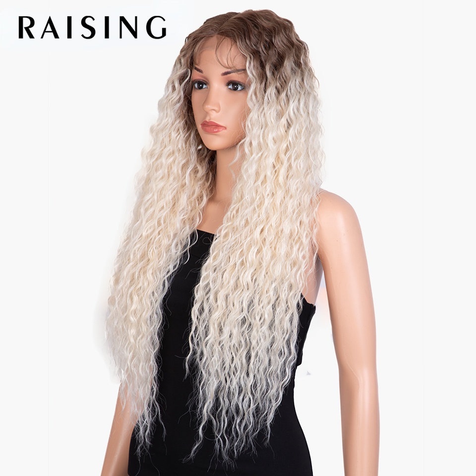 Bộ Tóc Giả Xoăn Dài 30 inch Màu Sắc Đỏ Tía Trắng Dành Cho Nữ