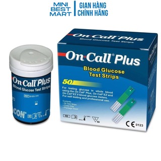 Que thử đường huyết acon on call plus - hộp 25 que - hộp 50 que