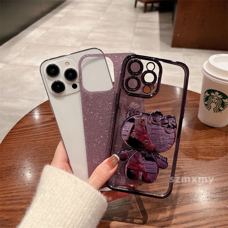 Ốp Điện Thoại Tráng Gương Mạ Điện Sang Trọng Cho Iphone 14 13 12 11 Pro Max 14Plus