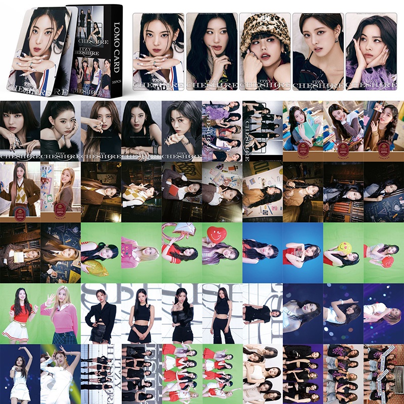 ITZY Hộp 55 Tấm Thẻ Ảnh LOMO Card CHESHIRE LOMO