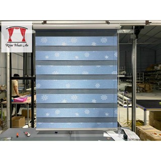 Rèm cầu vồng hàn quốc, rèm cuốn cửa sô mã mr001-006 hàng cao cấp-rèm hoài an