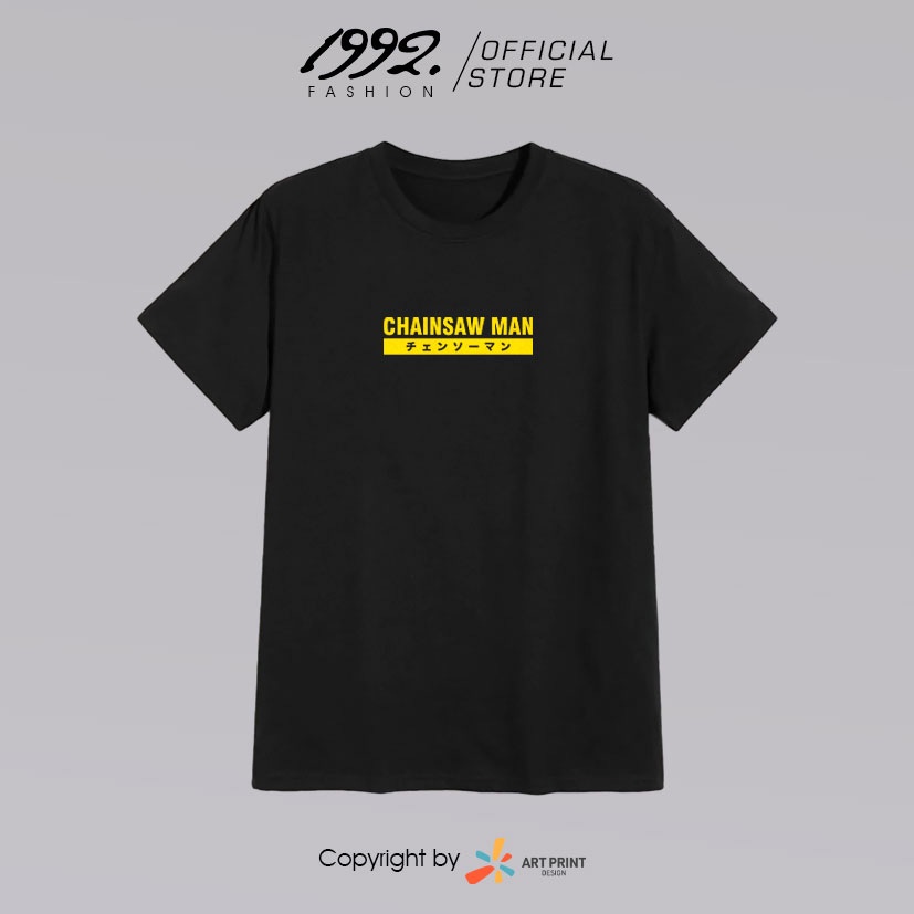 Áo thun Chainsaw Man Makima Digital Yellow Art  ngắn tay