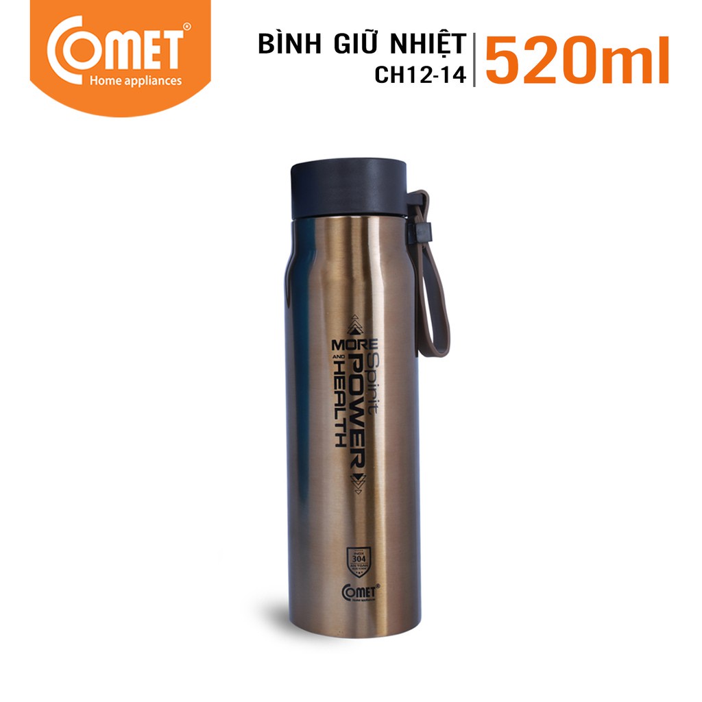 [QUÀ TẶNG] Bình giữ nhiệt COMET CH12-14 (520ml)