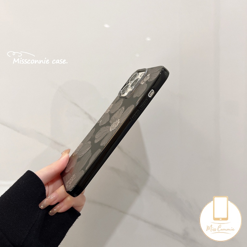 Ốp Điện Thoại TPU Mềm Họa Tiết Bông Hoa Sơn Dầu Cho IPhone 11 13 12 14 Pro Max 7 8 Plus XR X XS Max SE 2020