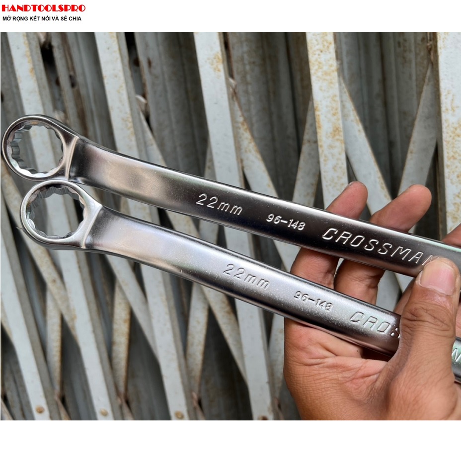 Cờ lê Hai đầu vòng siêu cứng đủ size từ6x7mm tới 24x27mm Crossman 96-137