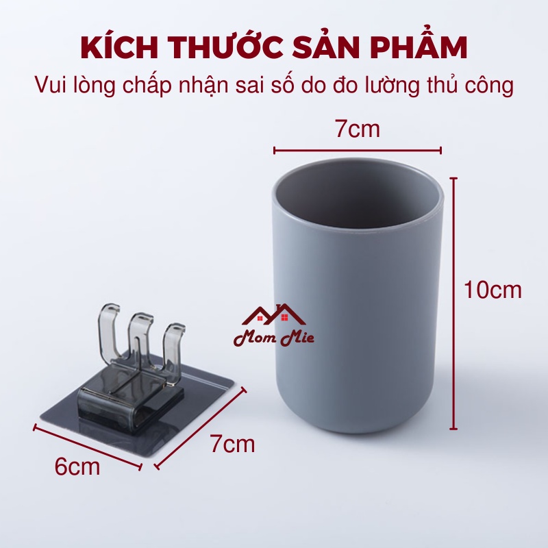 Giá treo bàn chải kèm ly nhựa phong cách Nhật, giá treo khăn hình thú hít tường - H009, J107. Toothbrush handle