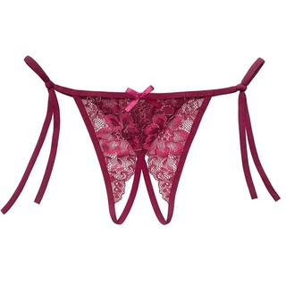Quần lót ren buộc dây xẻ đáy sexy 2258