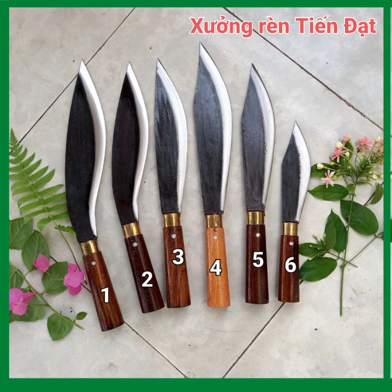 Dao bếp chặt xương ,dao đi rừng chặt cây chặt củi ,dao thép nhíp ôtô chuẩn sắc bén