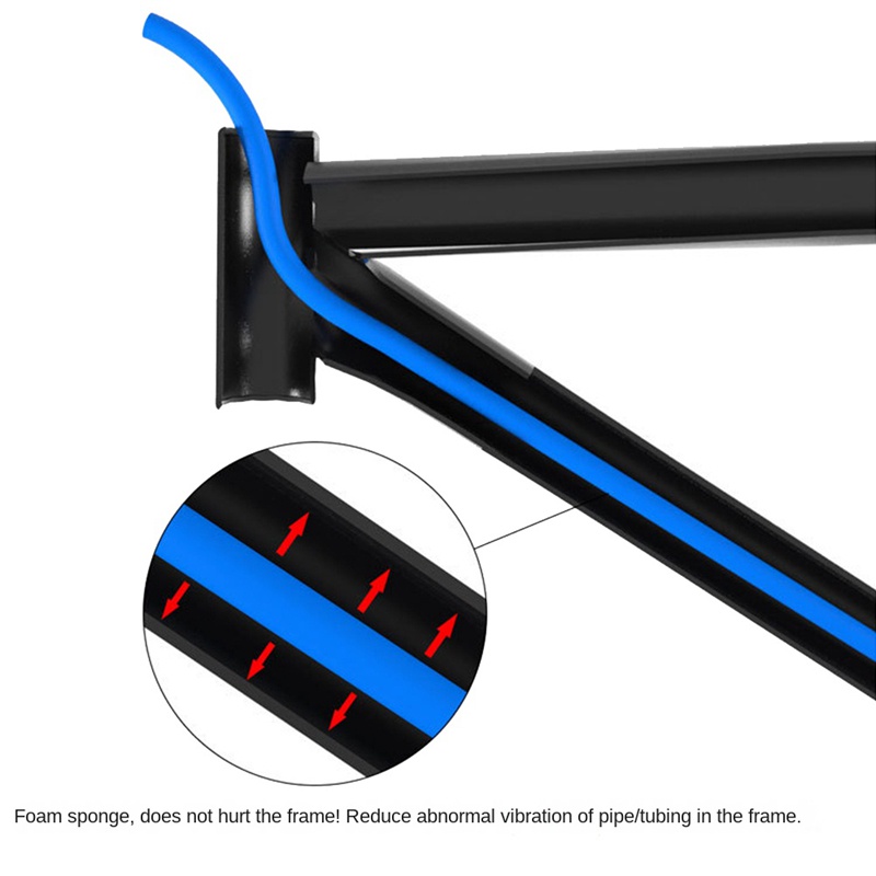 Set 2 Dây Cáp Xốp Gắn Khung Xe Đạp Tiện Dụng