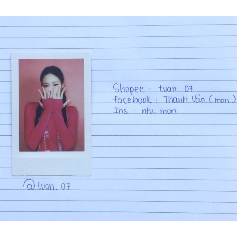 Ảnh thẻ bo góc Blackpink