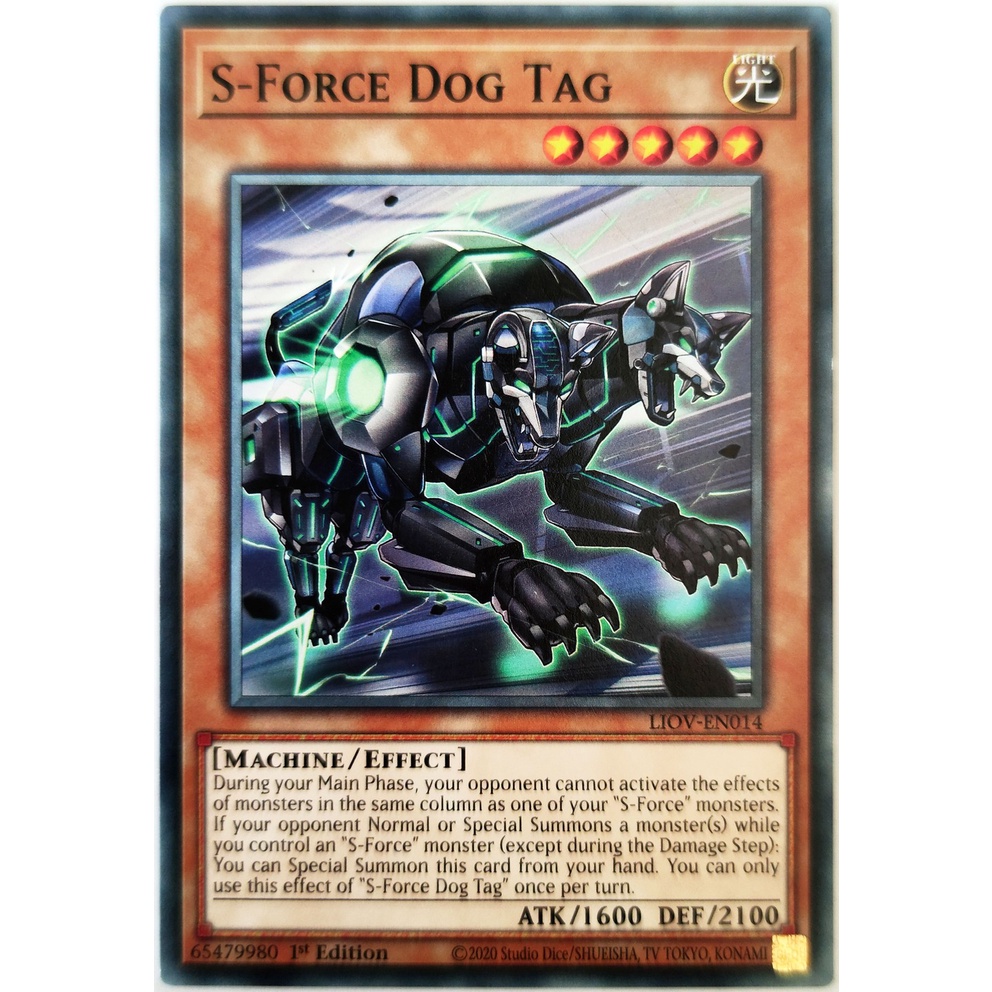 [Thẻ Yugioh] S-Force Dog Tag |EN| Common