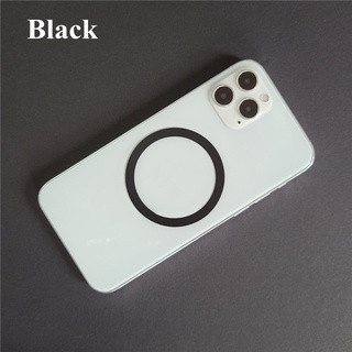 Set 2 Miếng Dán Sạc Điện Thoại Không Dây Mini Bằng Kim Loại Hít Nam Châm Cho iphone 14 13 Pro Max 12