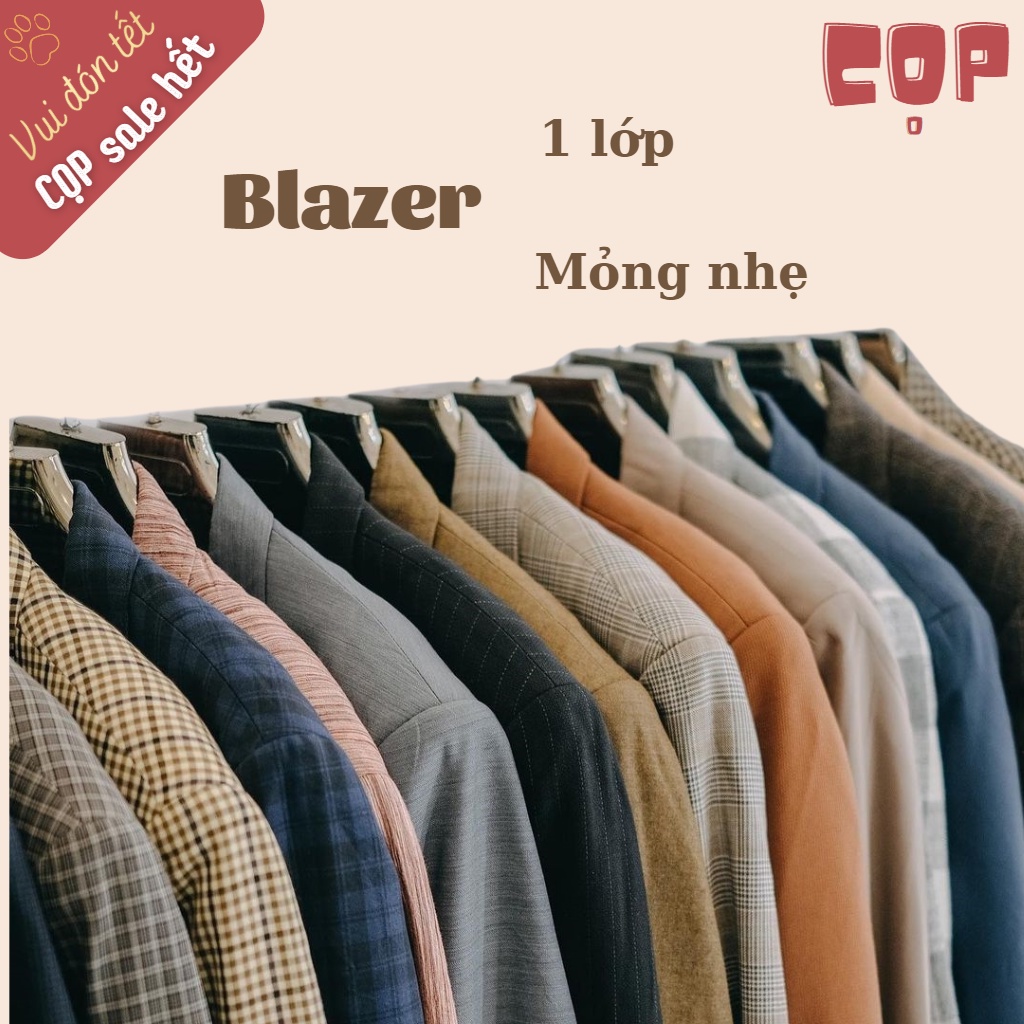 Áo Vest / Blazer 1 lớp / mỏng nhẹ style vintage, công sở Nhật,Hàn - secondhand (2hand)-CỌP.vintage