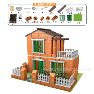 Mô Hình Gạch Đất Sét Thủ Công Đồ Chơi Cho Bé