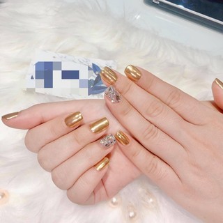 🎀Nail box, móng up thiết kế tráng gương đá 315🎀