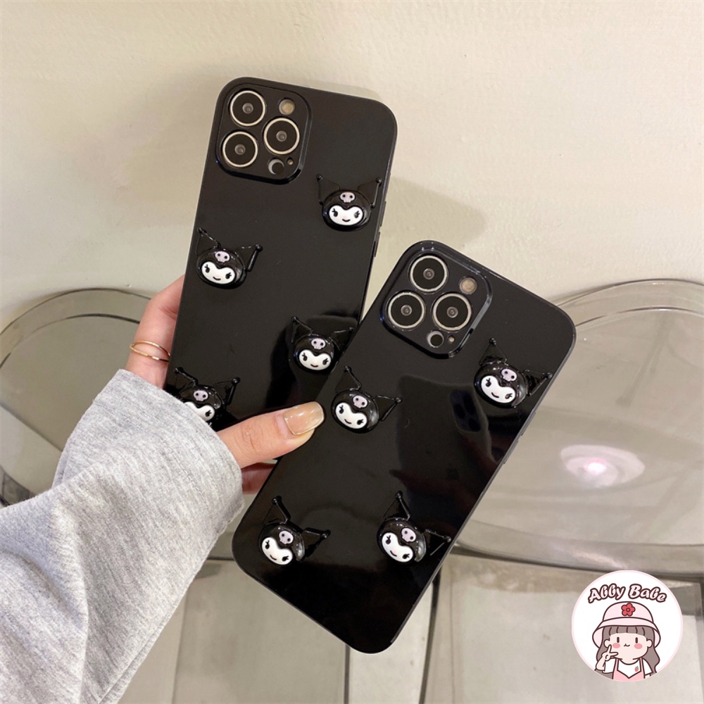 Ốp Điện Thoại TPU Mềm Nhám Màu Đen Chống Mồ Hôi In Hình 3D Cho IPhone 14 Pro Max 11 7Plus 13 12 11 Pro Max X XS