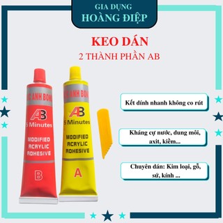 Keo dán 2 thành phần AB 20g ,80g