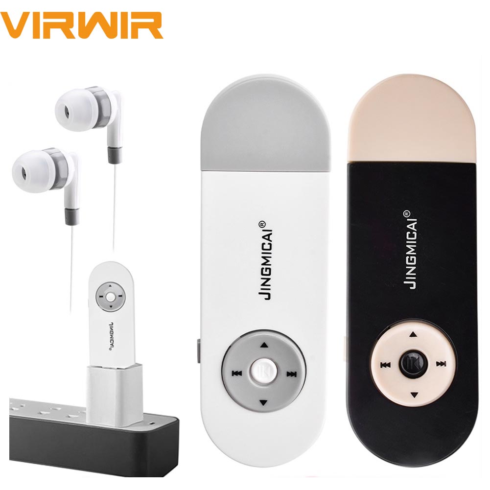Máy nghe nhạc VIRWIR MP3 có kèm tai nghe 3.5mm 128mb kết nối Micro SD đĩa USB 2.0
