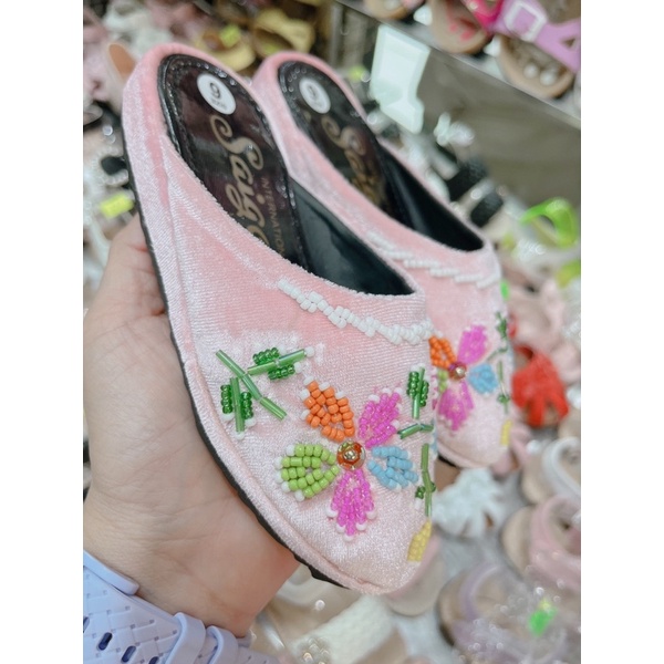 🌼💐DÉP HÀI THÊU NHUNG TUYẾT BÉ GÁI