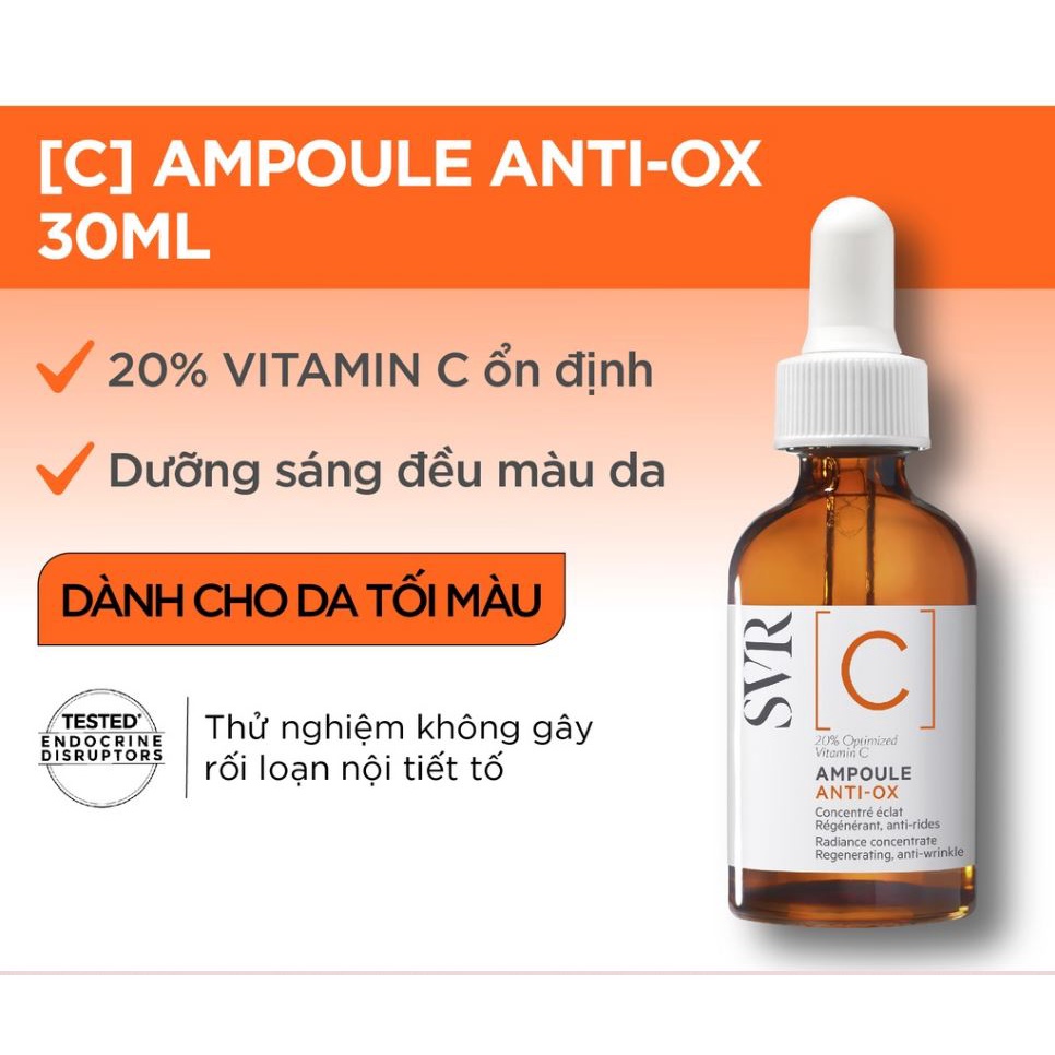 Tinh chất trắng da SVR  Ampoule Anti-Ox 30ml