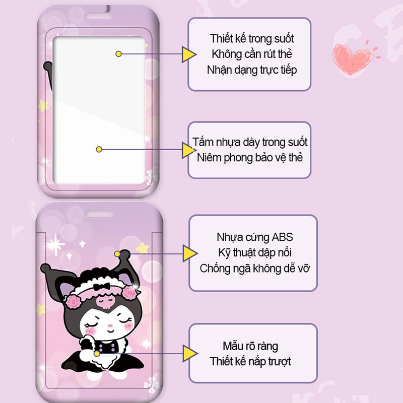 Băng Cát Sét Dài Bằng Nhựa Kuromi Chất Lượng Cao