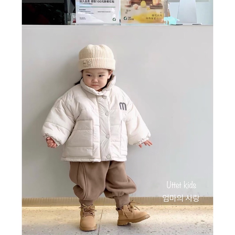 ÁO PHAO LÓT LÔNG STYLE HÀN QUỐC DÀNH CHO BÉ GÁI VÀ BÉ TRAI