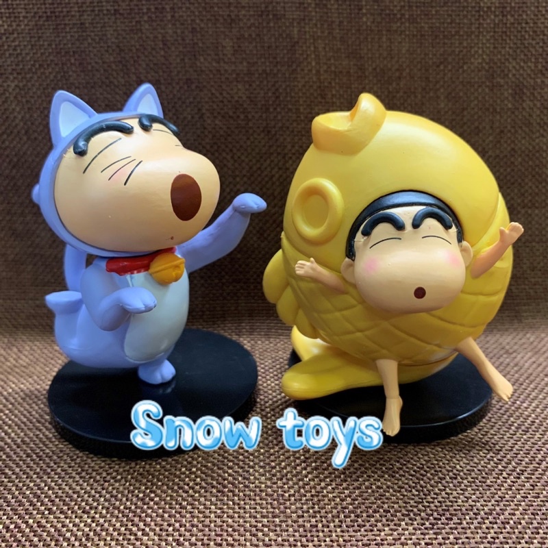 Mô hình Shin Cậu bé bút chì Shinnosuke - Shin chan Cosplay dễ thương bền màu chất liệu an toàn Đồ chơi quà tặng - 9~10cm