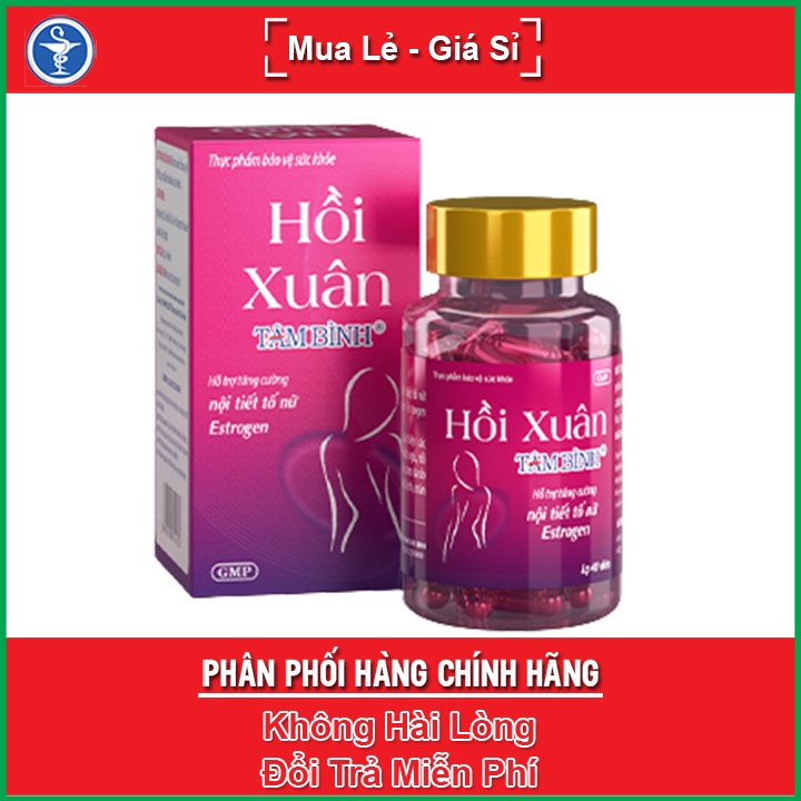 Hồi Xuân Tâm Bình – Hỗ Trợ Tăng Nội Tiết Tố Nữ  - Yes Pharmacy