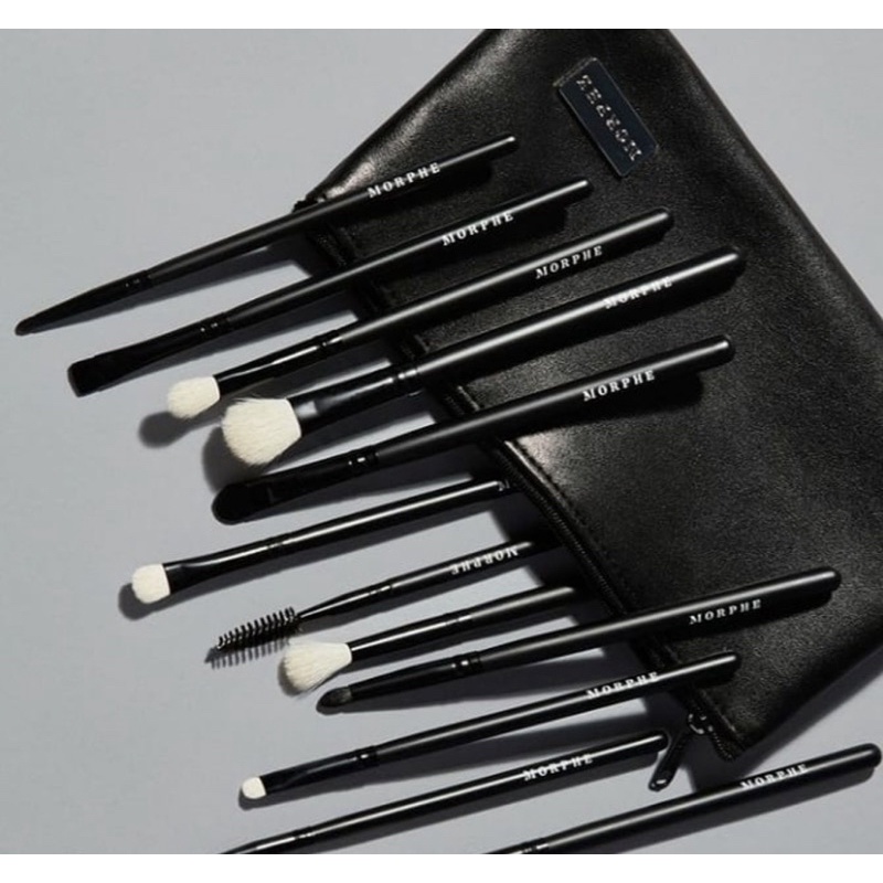 Bộ cọ Morphe kèm túi da đựng cọ siêu xịn - Brush Set săn sale