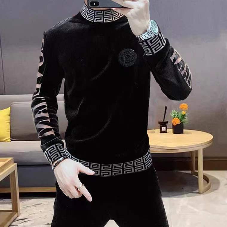 Áo Thun DàI Tay Cổ Cao ThờI Trang Thu Đông Cho Nam