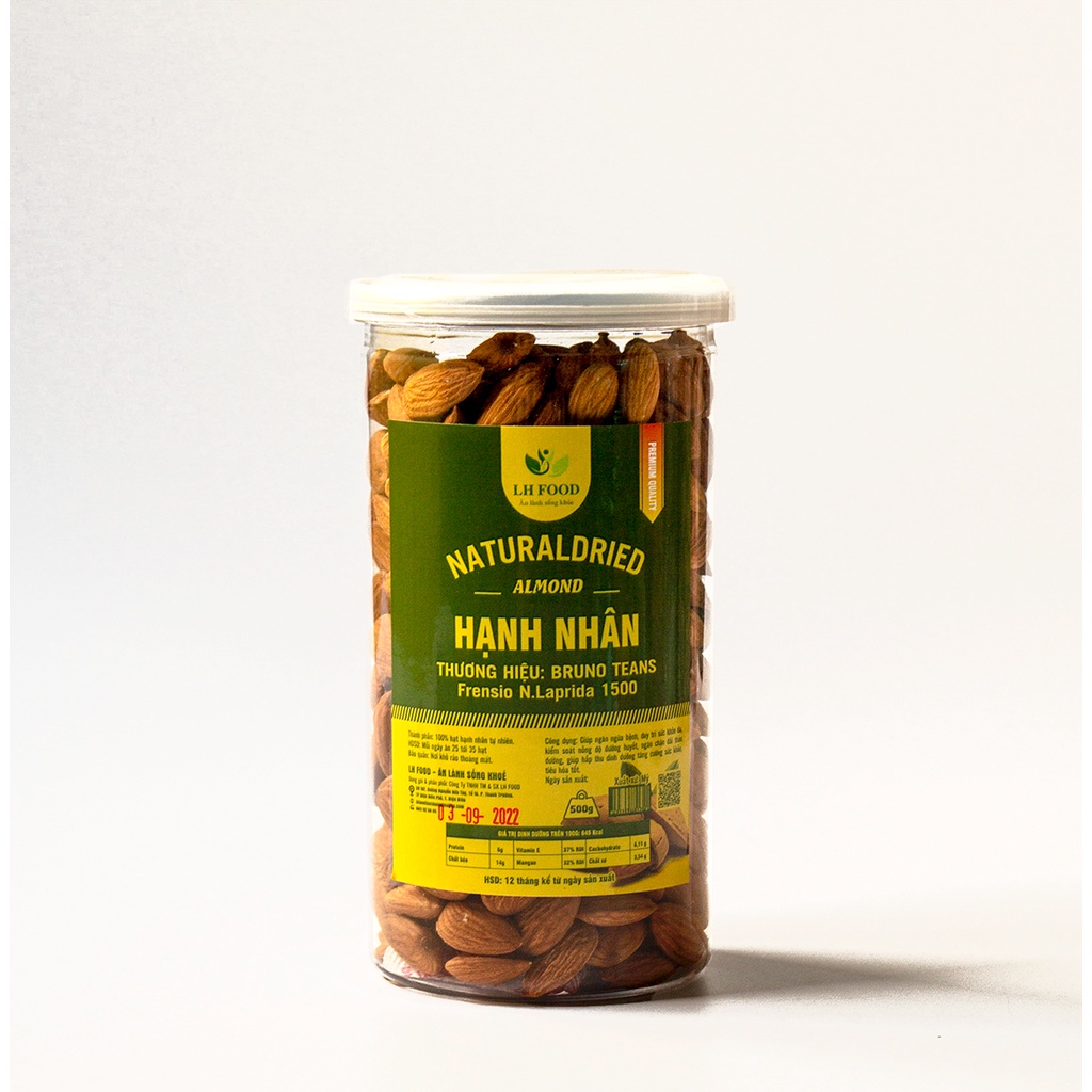 500 g Hạnh Nhân Mỹ ( Sống để làm sữa hạt )