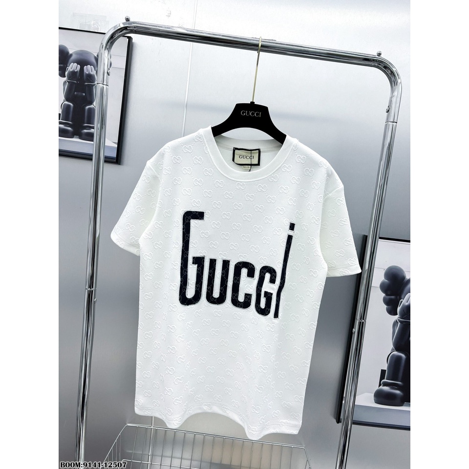 Áo Phông GC Nam Nữ Thêu Chữ Siêu Nét - Áo Phông GC Nam Nữ Dập Vân Nổi Cao Cấp