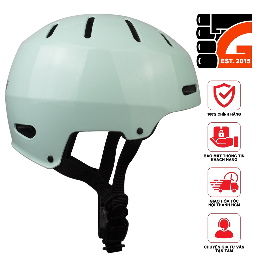 Mũ bảo hiểm thời trang Sovax Cliff - Poc 05 Việt Nam chính hãng - Bảo hành 12 tháng - Màu xanh ngọc bóng