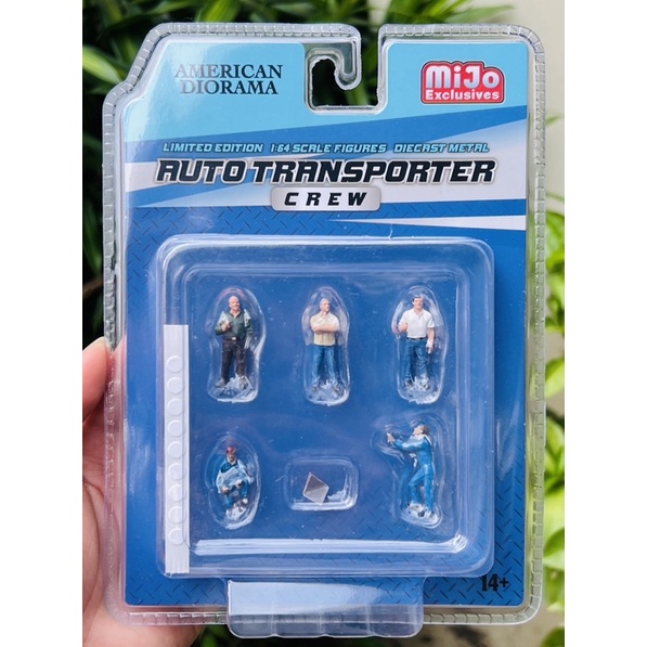 Hobby Store mô hình Figure American Diorama Auto Transporter Crew Full Metal tỉ lệ chuẩn 1/64