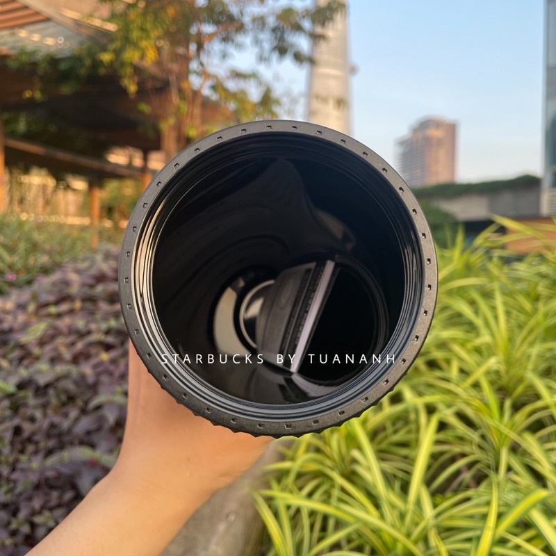 Ly Starbucks Studded Matte Black 710ml