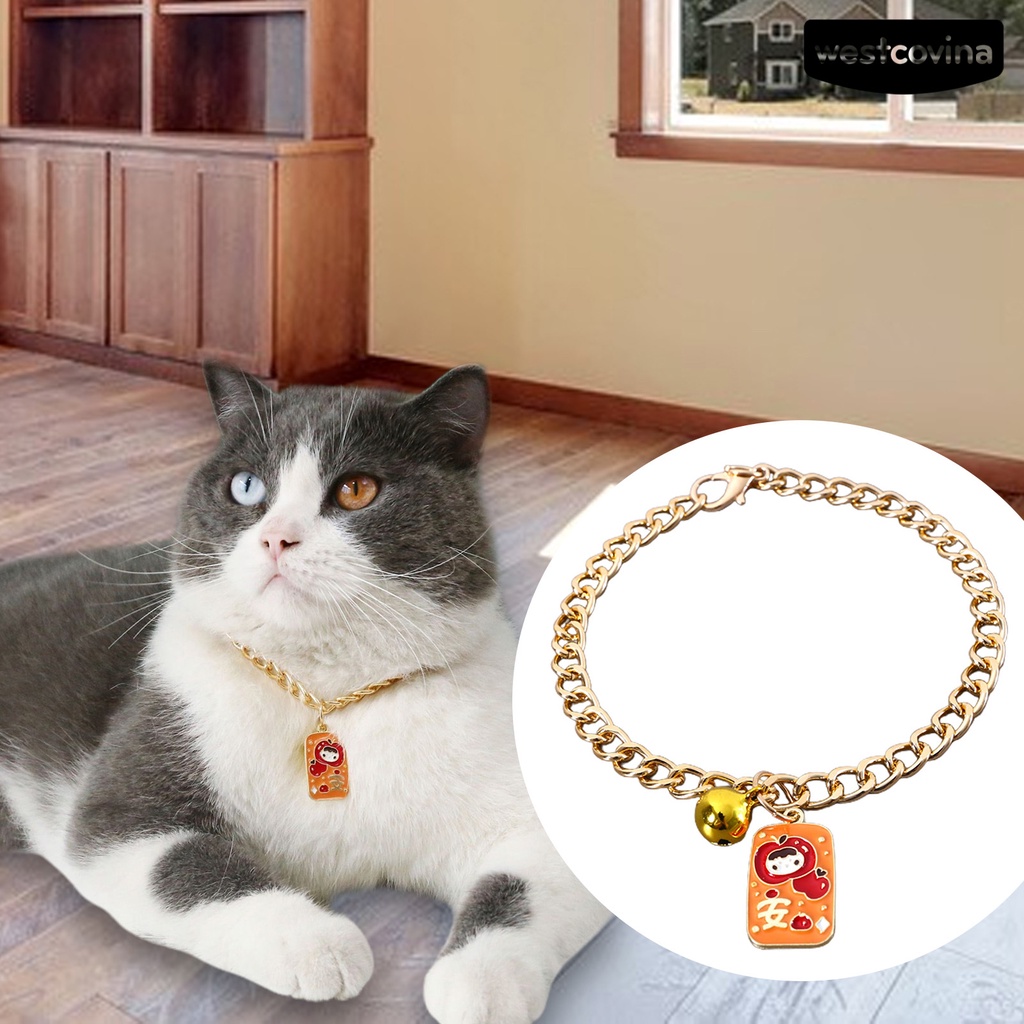 [Hot]♝Vòng Cổ Thú Cưng Mini Thiết Kế Chuông Nhỏ Lấp Lánh Màu Sắc Tươi Sáng Không Gây Dị Ứng